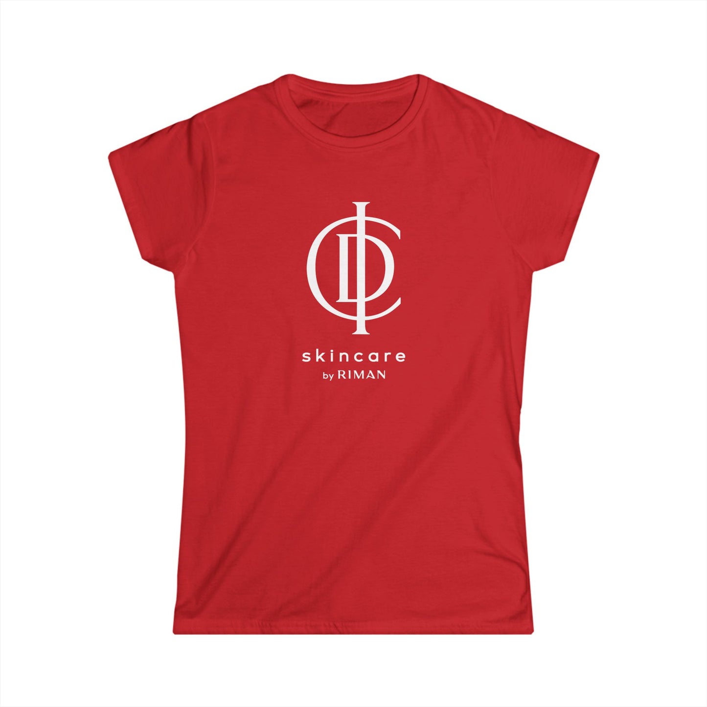 Women's RIMAN Softstyle Tee with design on the front