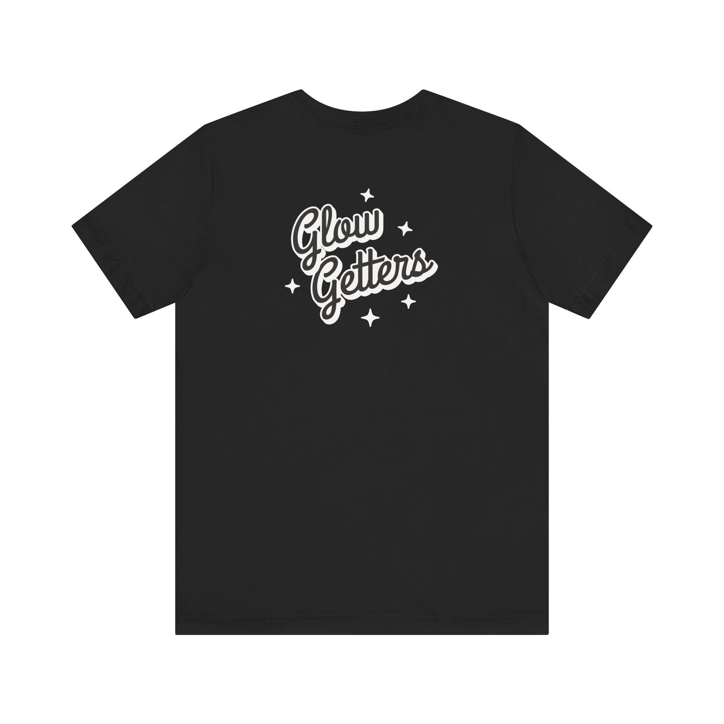 Glow Getters Team RIMAN Unisex T-shirt with design on the front and back