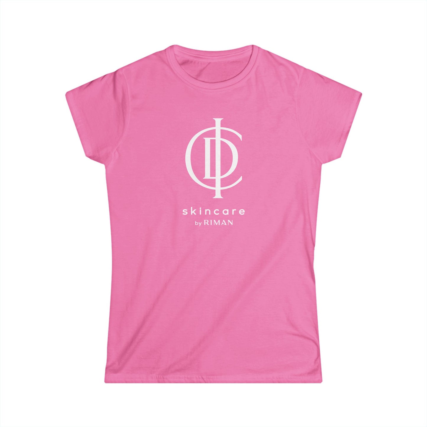 Glow Getters Team T-Shirt Women's RIMAN Softstyle Tee with design on the front and back