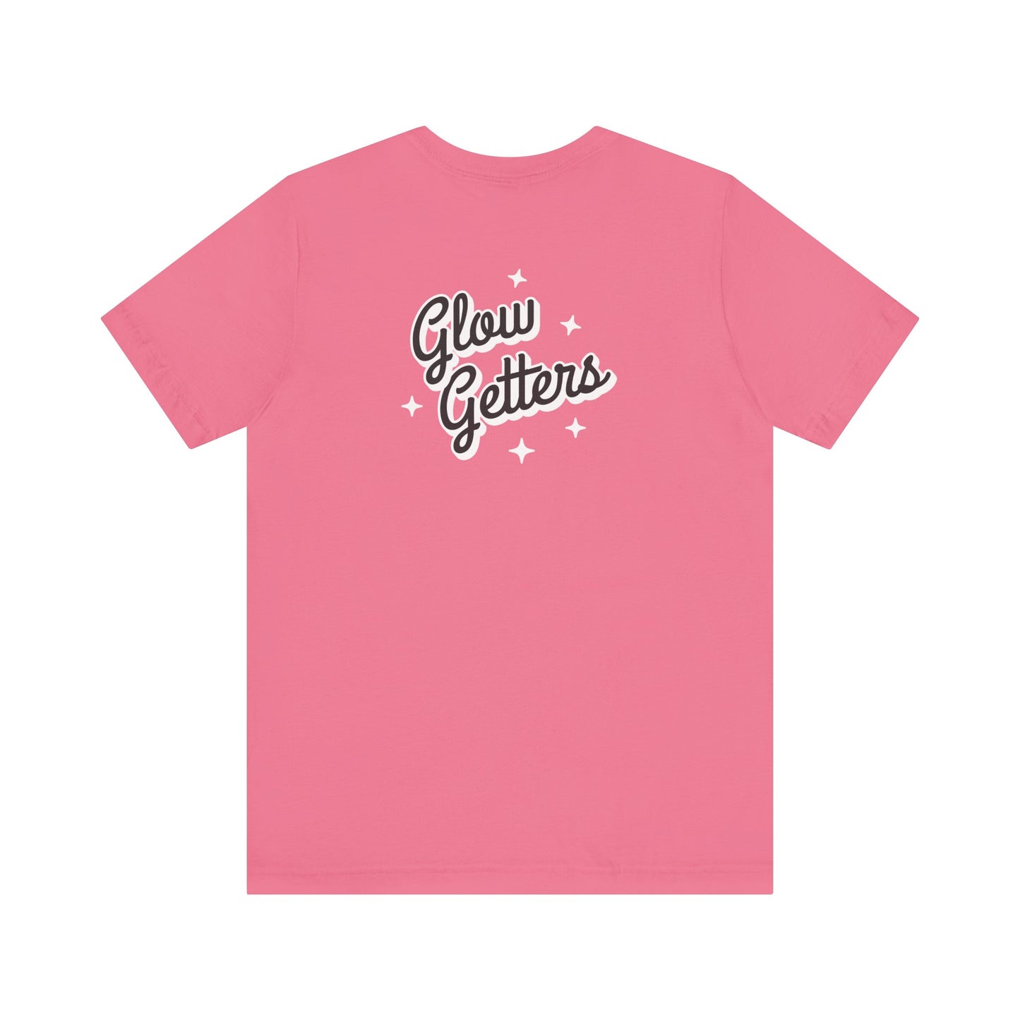 Glow Getters Team RIMAN Unisex T-shirt with design on the front and back