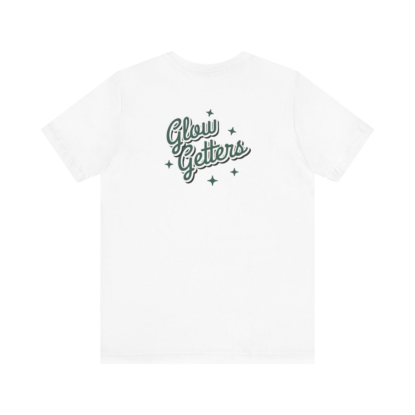 Glow Getters Team RIMAN Unisex T-shirt with design on the front and back