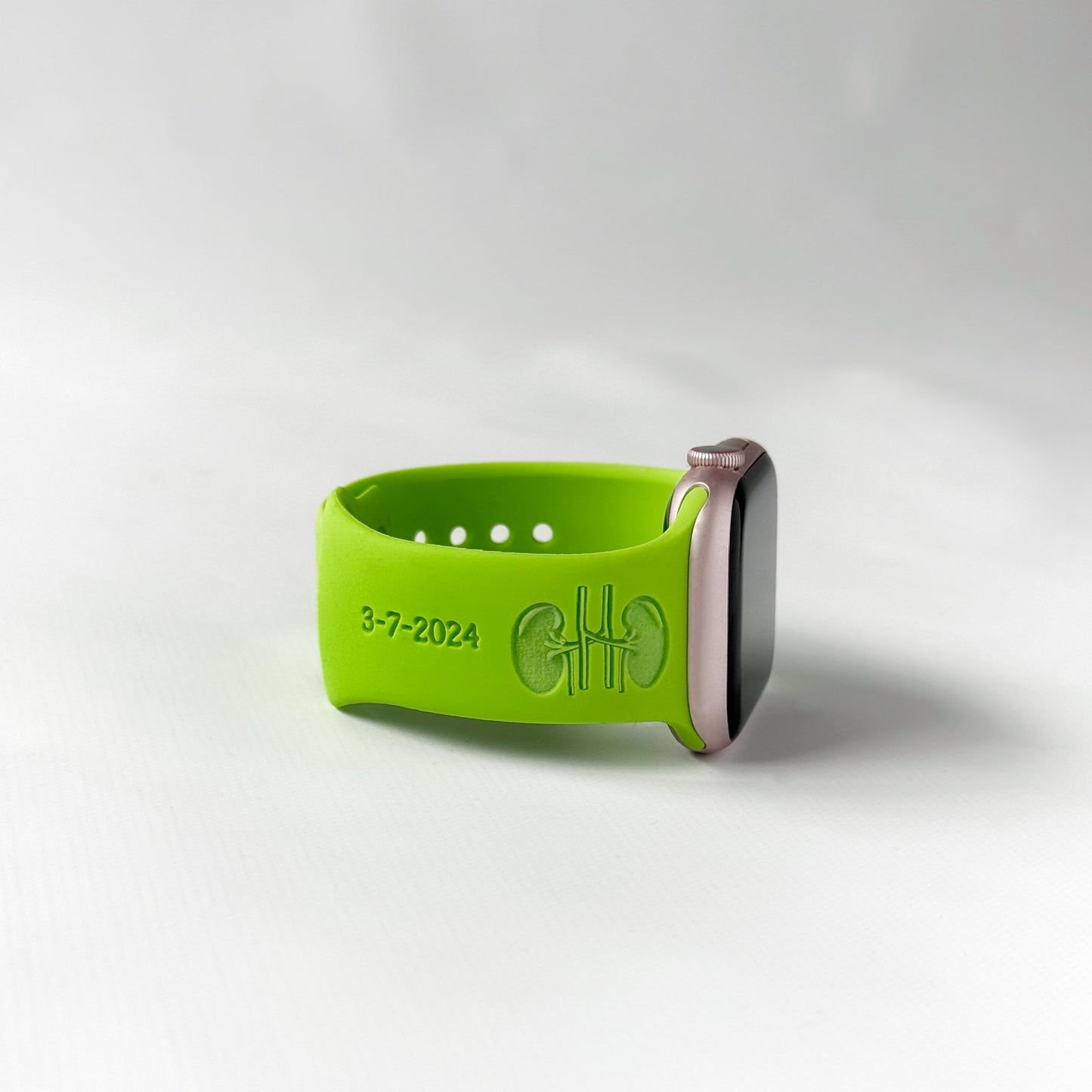 Custom engraved Apple Watch band for Kidney Transplant Recipients, Kidneyversary, Organ Transplant Awareness