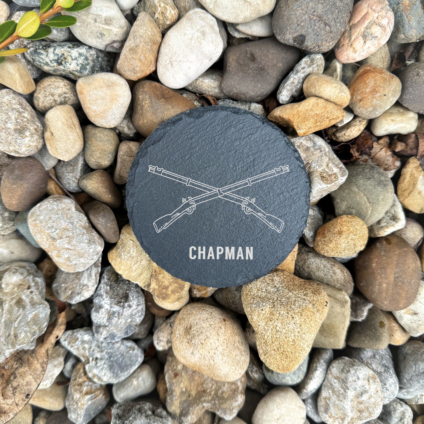 US Army Infantry slate coasters, custom Army Infantry coasters