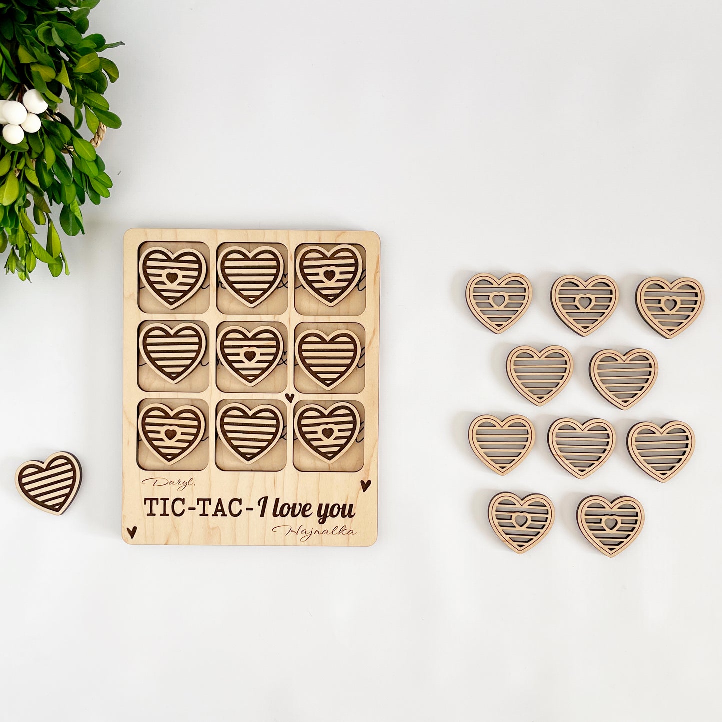 Laser cut file, custom Tic Tac I love you, Glowforge ready, Instant Digital Download