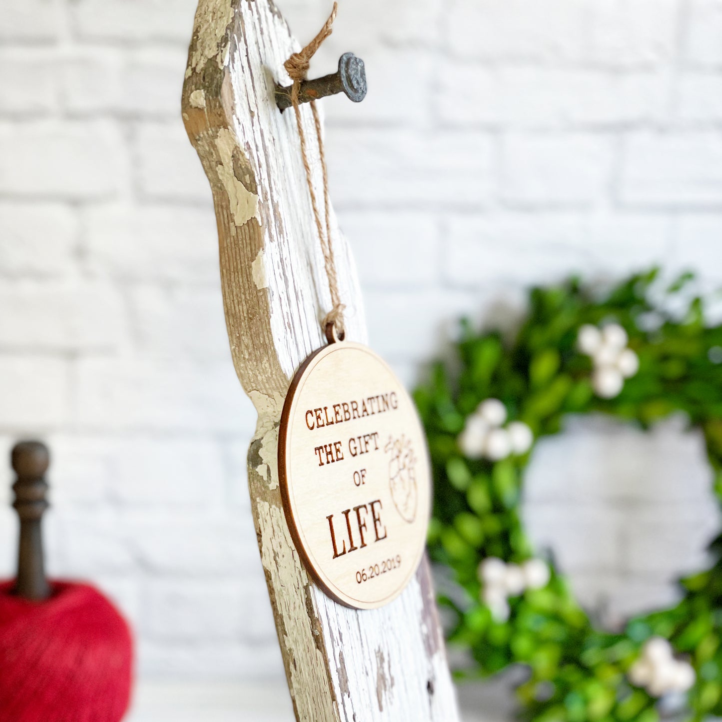 Heart Transplant Recipient laser engraved medical ornament