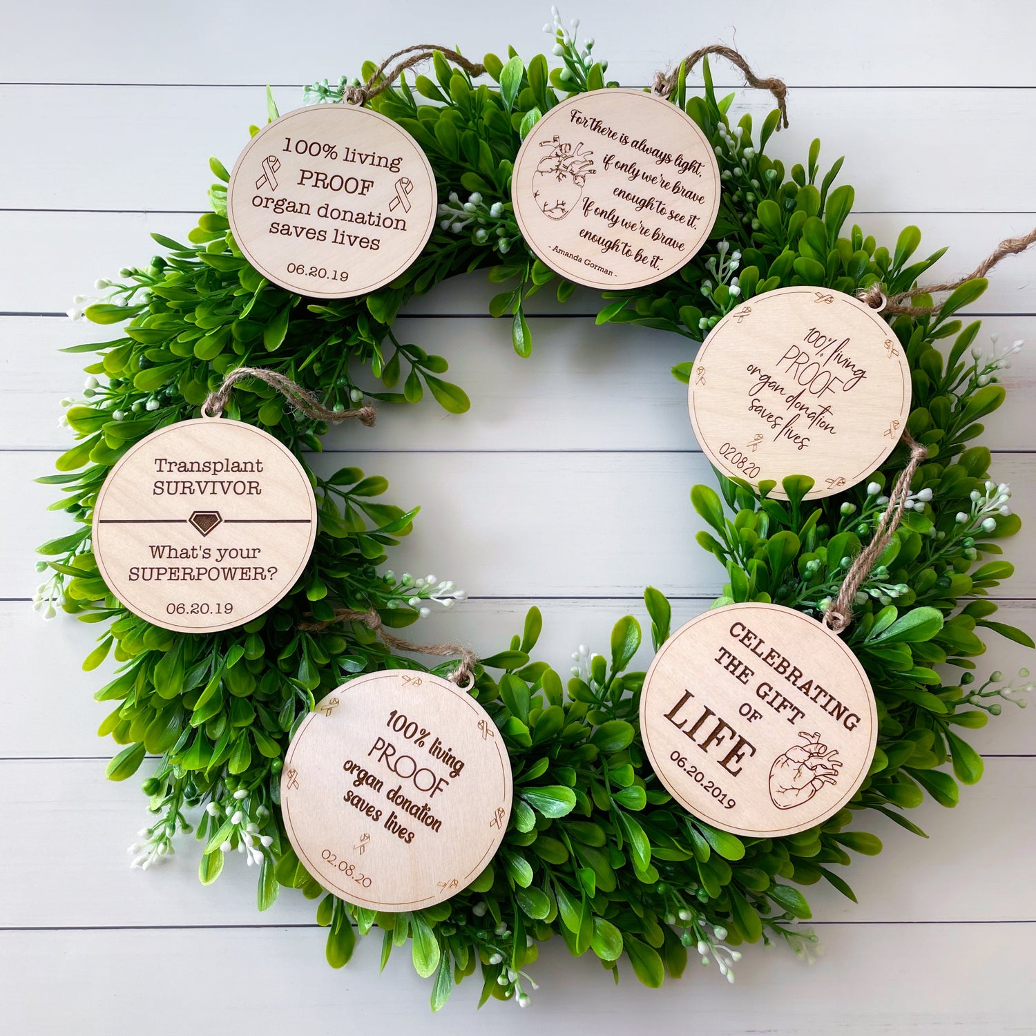Transplant Ornaments