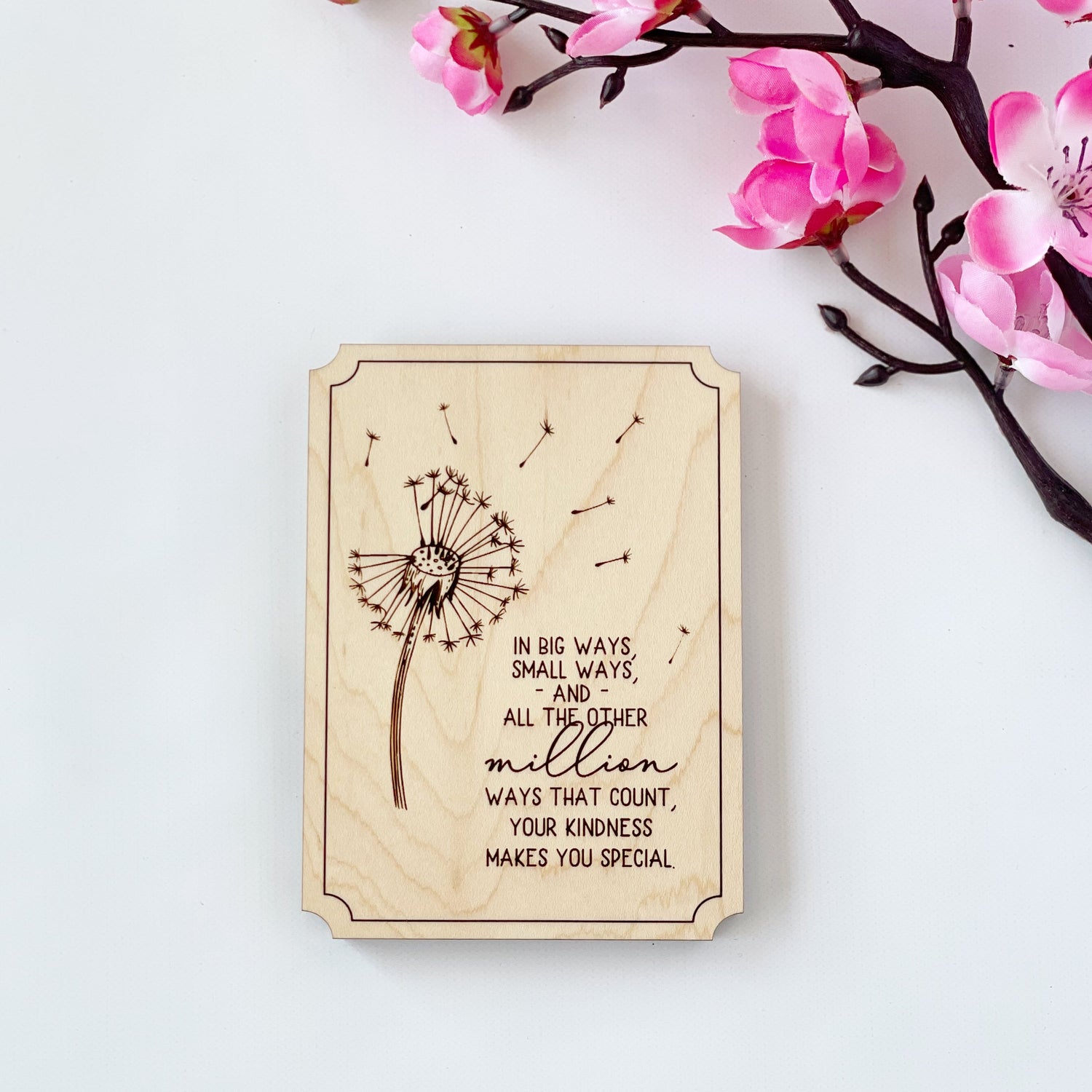 Laser-engraved Custom Gift Card Holders and Wood Postcards