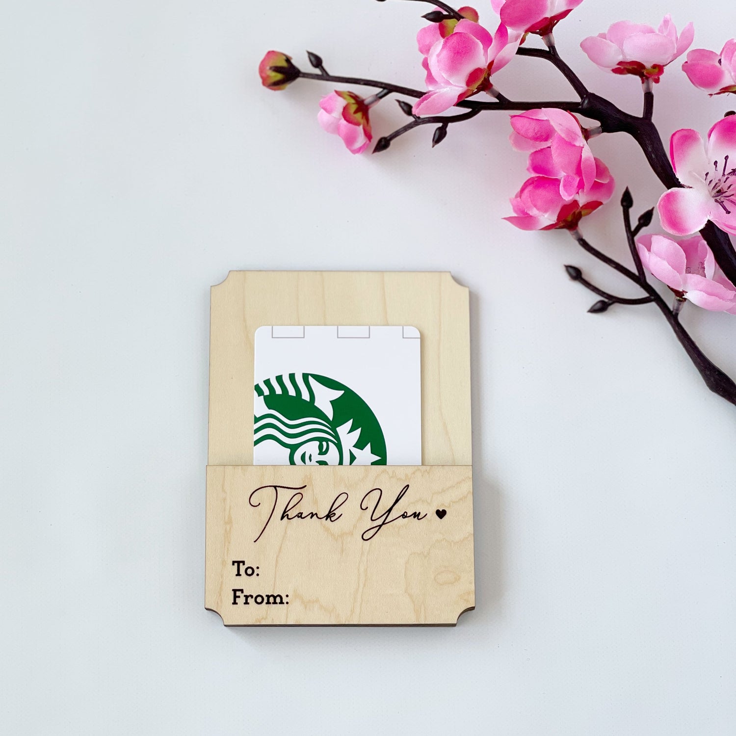 Laser-Engraved Gift Card Holders