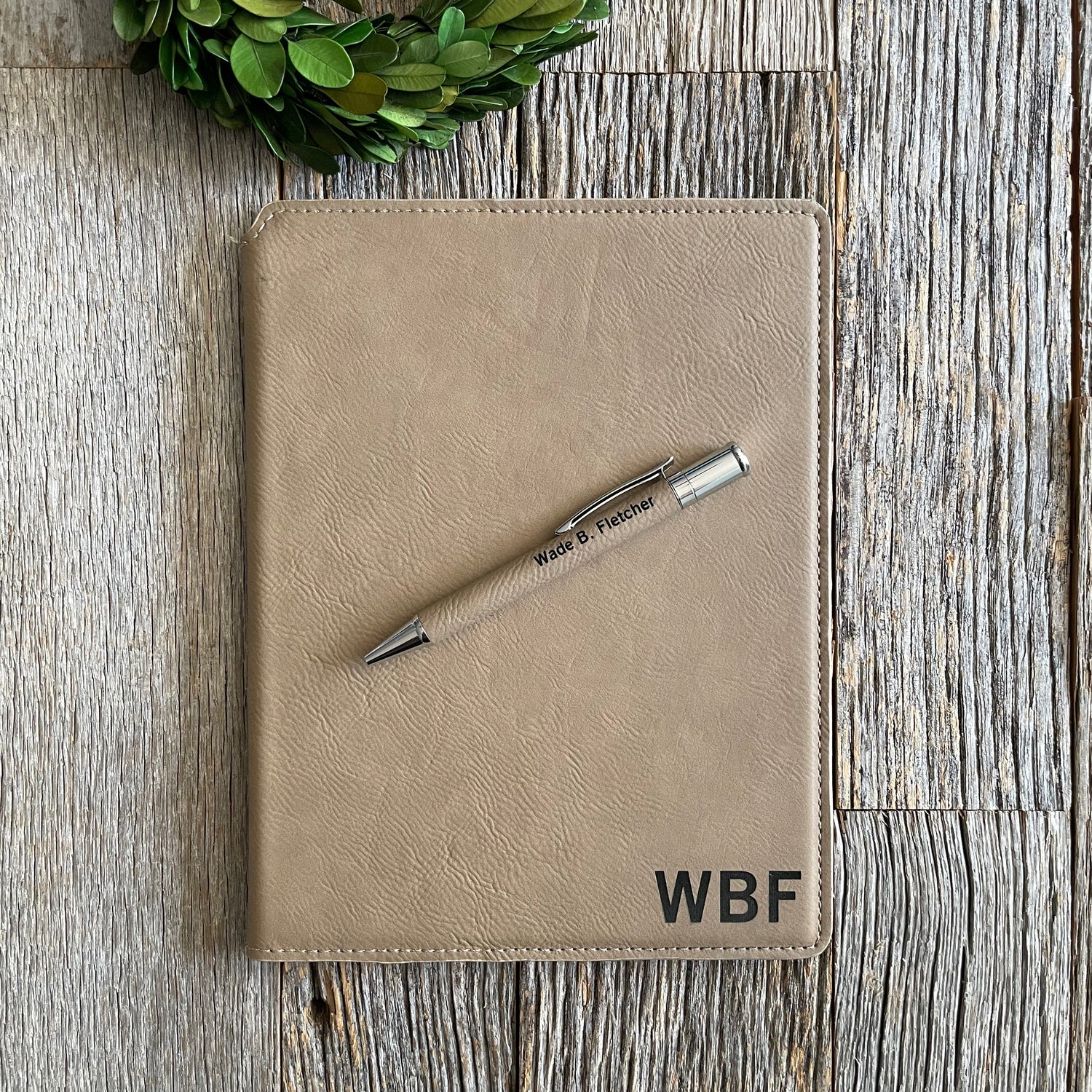 Custom Laser-Engraved Stationery