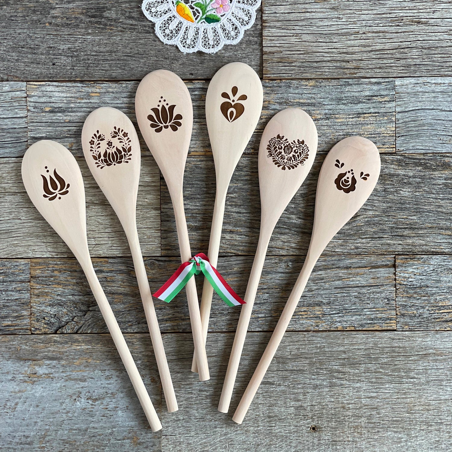 Laser-Engraved Hungarian Wooden Spoons and Home products