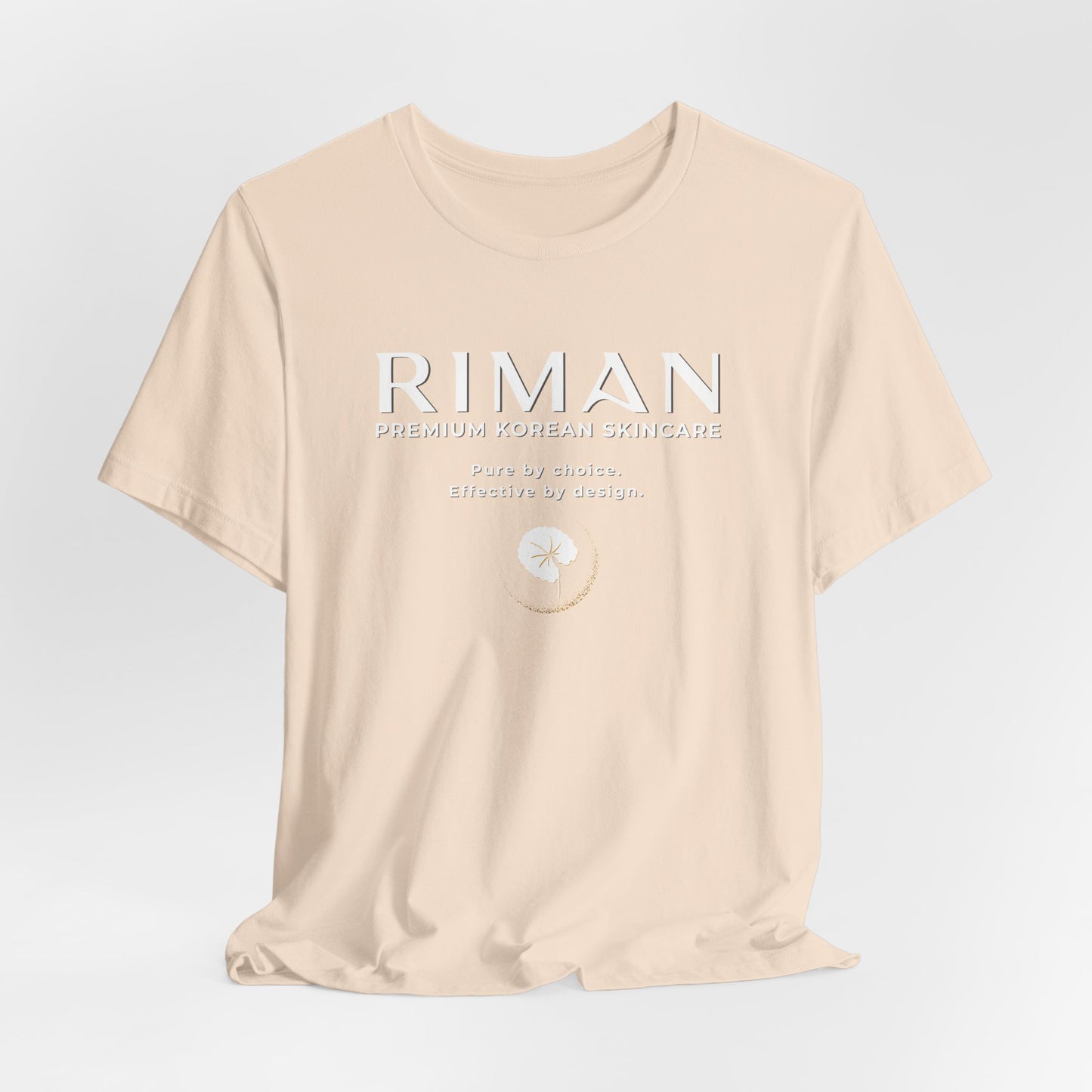 RIMAN TEAM Unisex T-shirt with lettering in green/white, logo on FRONT and BACK of shirt