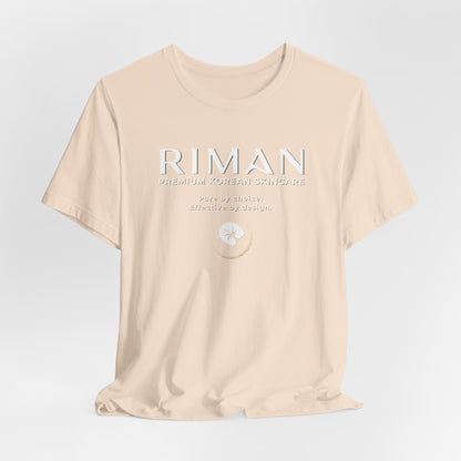 RIMAN TEAM Unisex T-shirt with lettering in green/white, logo on FRONT and BACK of shirt