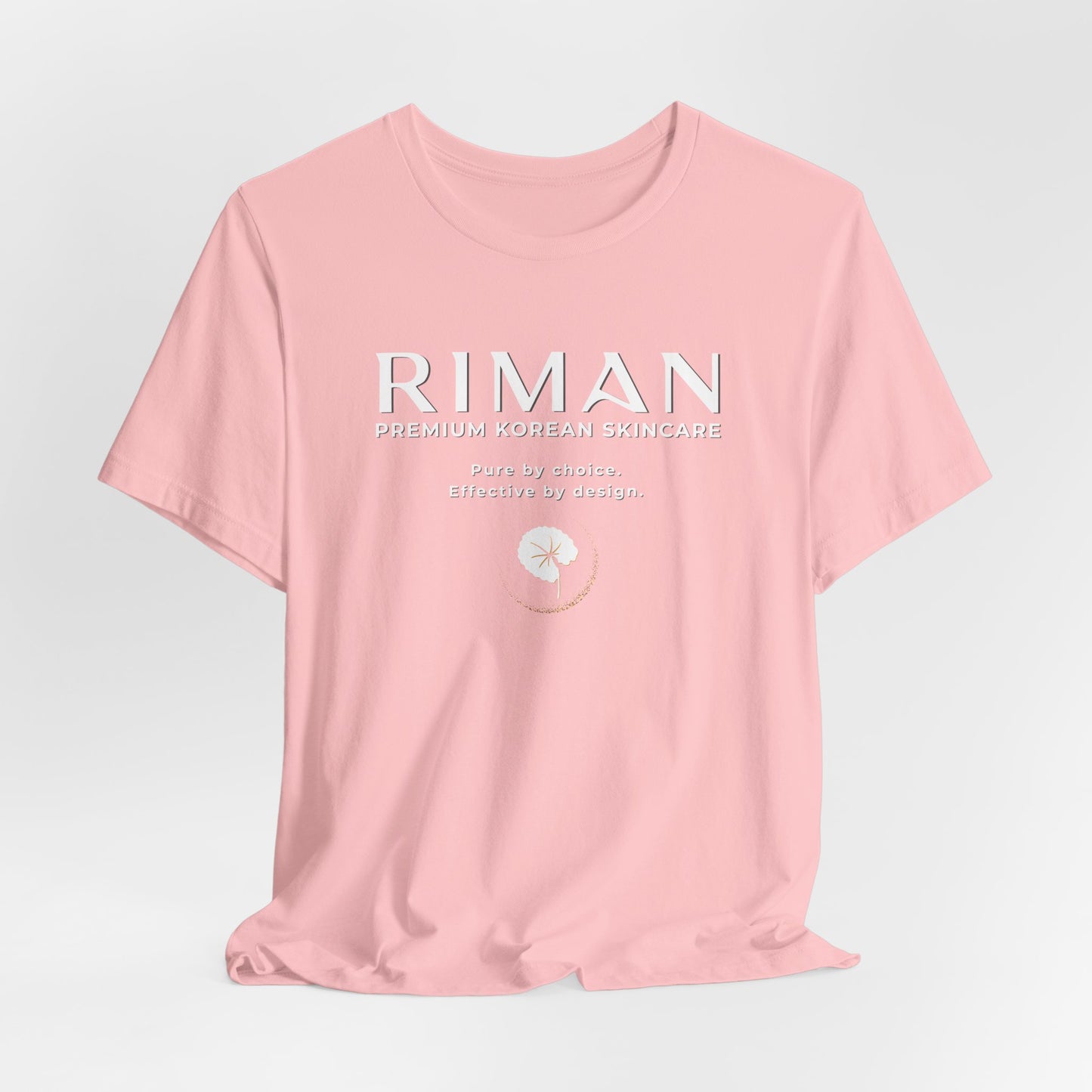 RIMAN TEAM Unisex T-shirt with lettering in green/white, logo on FRONT and BACK of shirt
