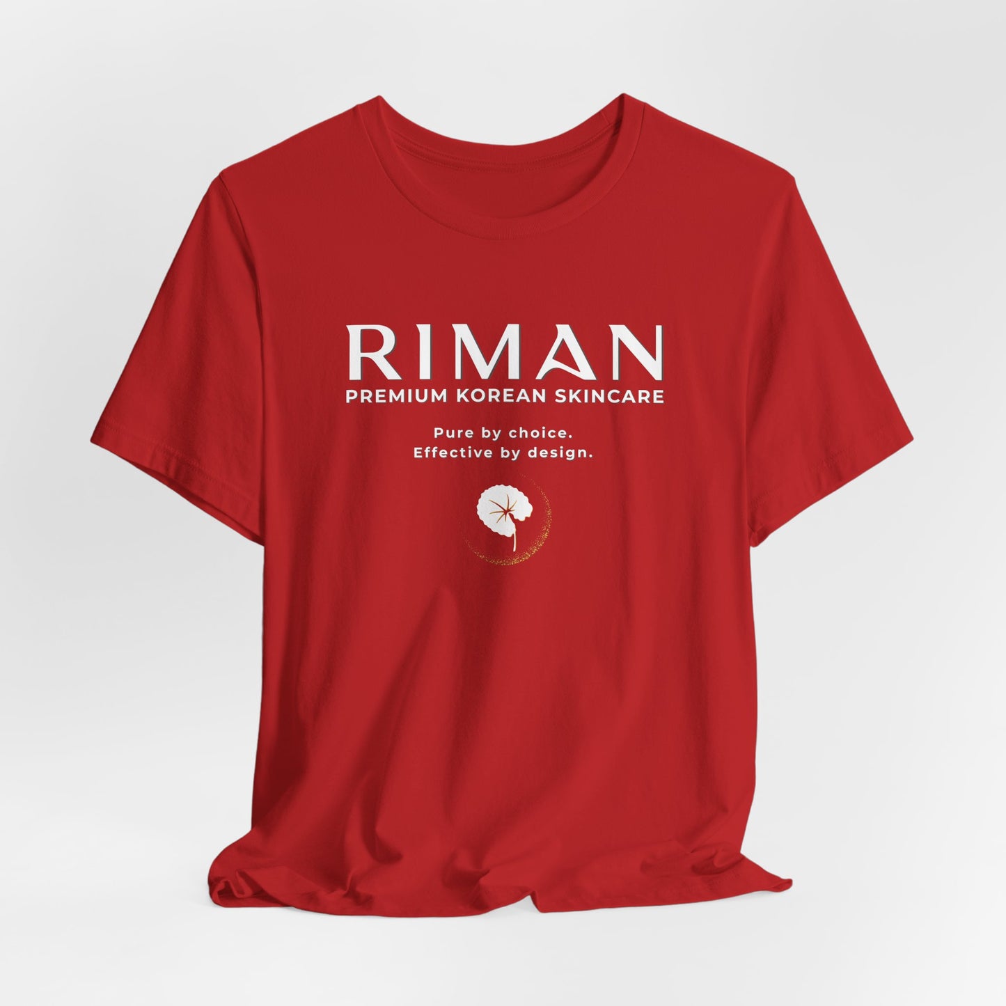 RIMAN TEAM Unisex T-shirt with lettering in green/white, logo on FRONT and BACK of shirt
