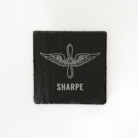 US Army Aviation slate coasters