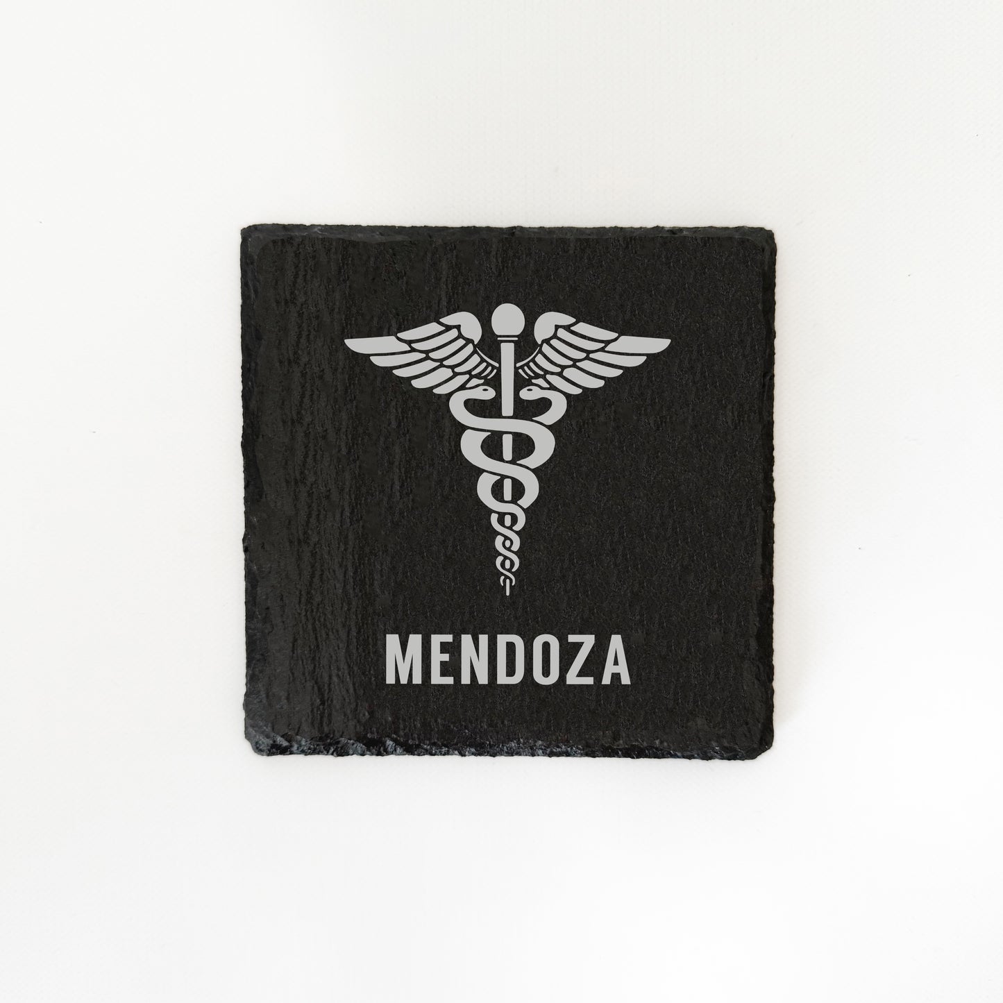 US Army Medical Corps slate coasters, custom Medical Corps coasters