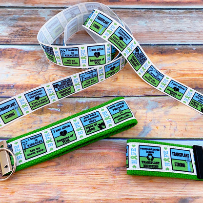 Organ transplant Recipient support key fob, Donate Life key chain, exclusive design