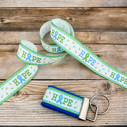 HOPE Organ donation awareness key fob, support Organ Donation, Donate Life key chain, exclusive design