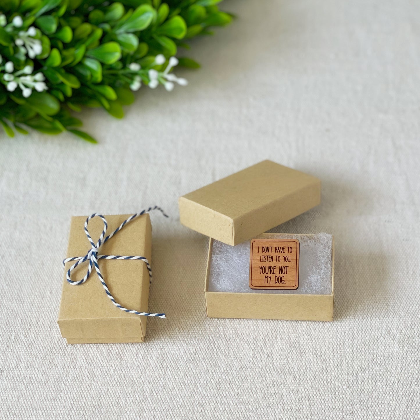 Gift box for pins and cufflinks
