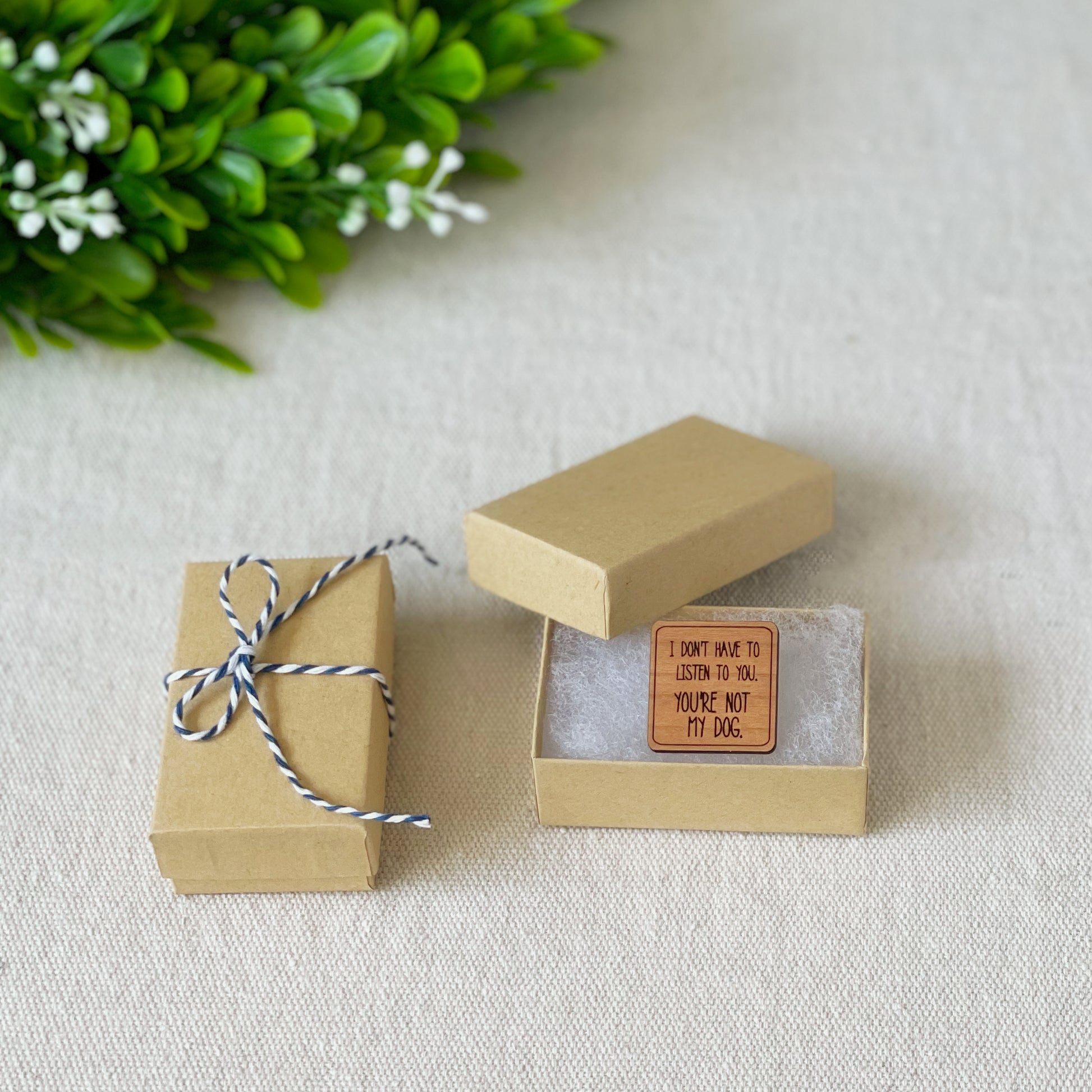 Gift box for pins and cufflinks