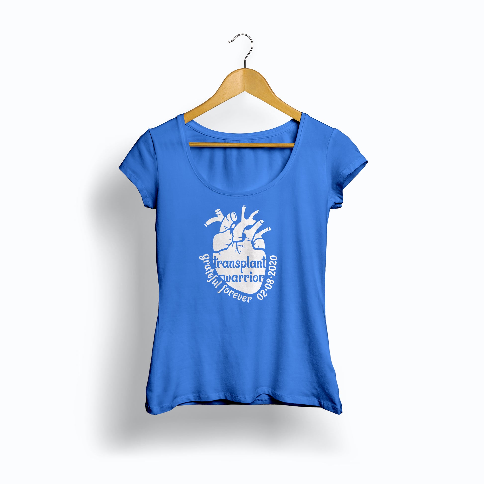 Transplant Warrior, grateful forever, personalize with date, Heart Transplant, Organ Donation, Organ Recipient heat transfer, iron-on, t shirt iron on